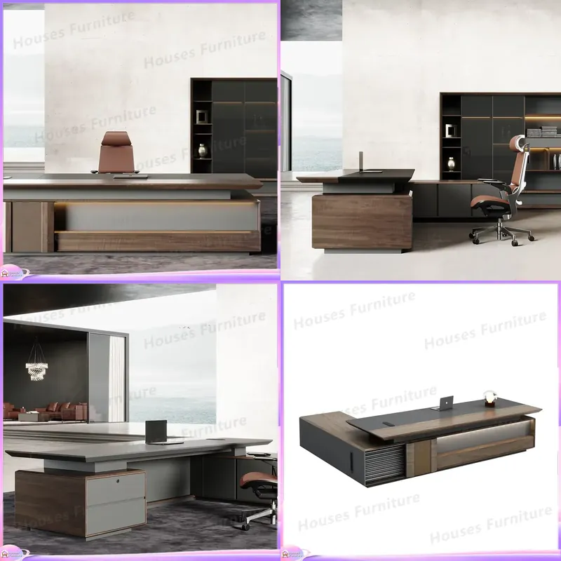 Office Furniture Desk - Escritorio Ejecutivo de Lujo, Muebles de