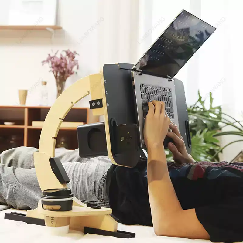 Escritorio Plegable de Aleació - Adjustable Laptop Table reseña y precio