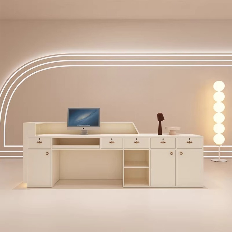 Mostrador de Caja para Salón d - Reception Desk Counter reseña y precio