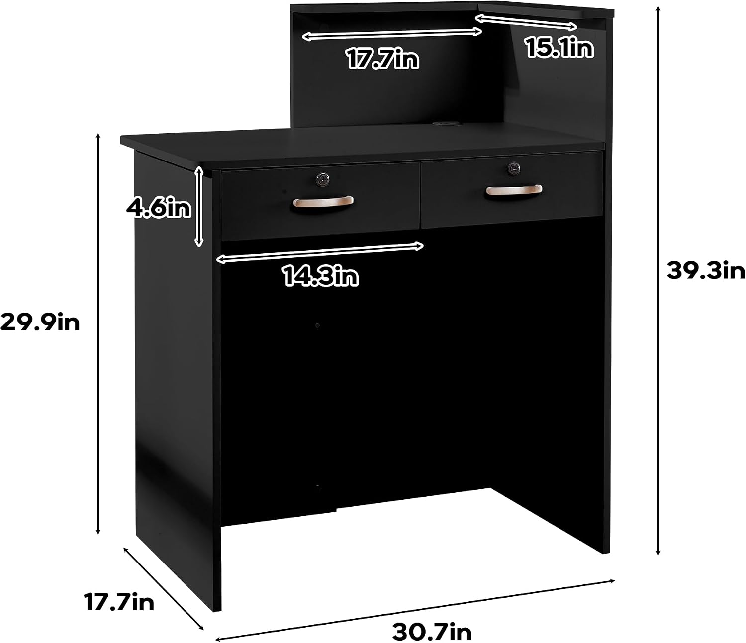 Mostrador de recepción pequeño - Reception Desk Counter reseña y precio