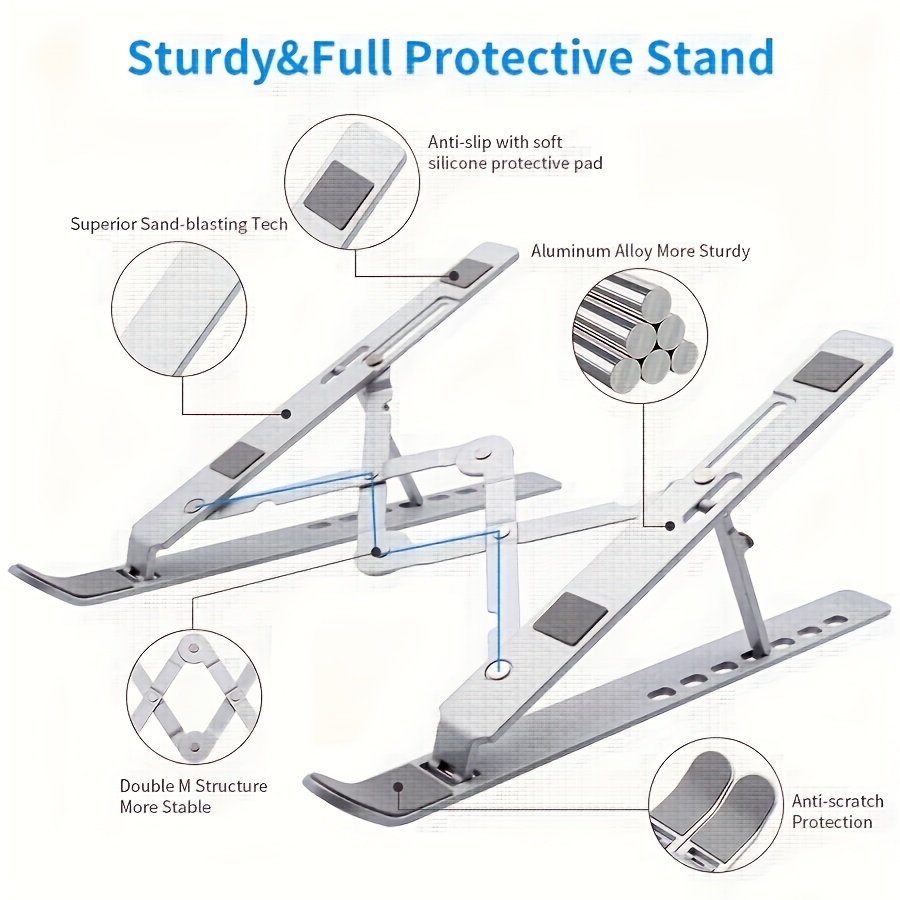 Soporte Plegable para Laptop d - Adjustable Laptop Table reseña y precio