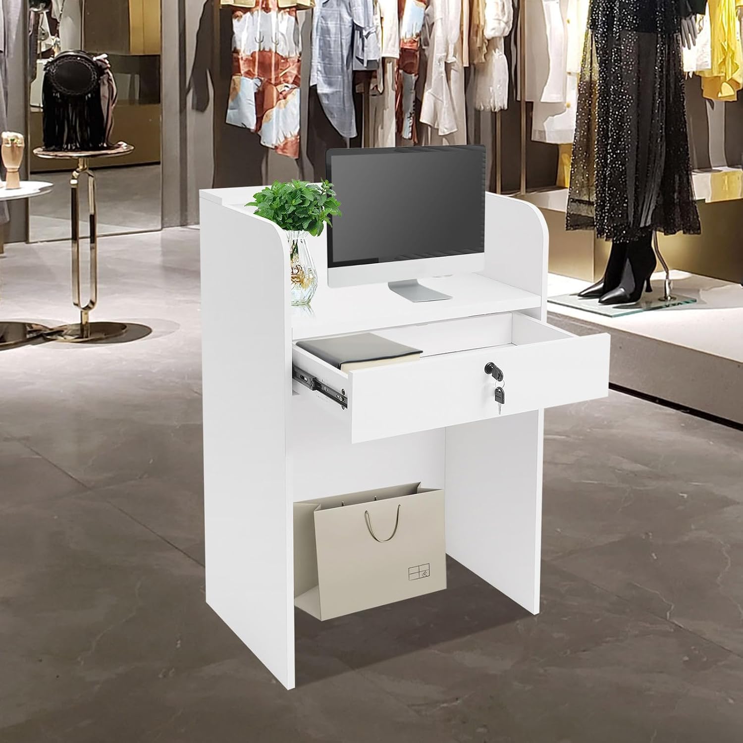 Mostrador de recepción pequeño - Reception Desk Counter reseña y precio