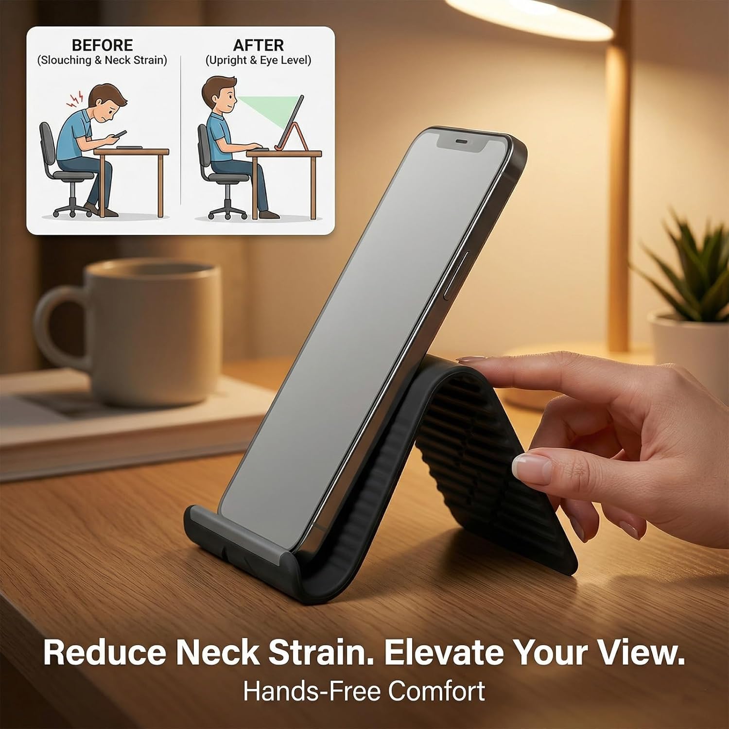 Soporte de silicona plegable y - Adjustable Laptop Table reseña y precio