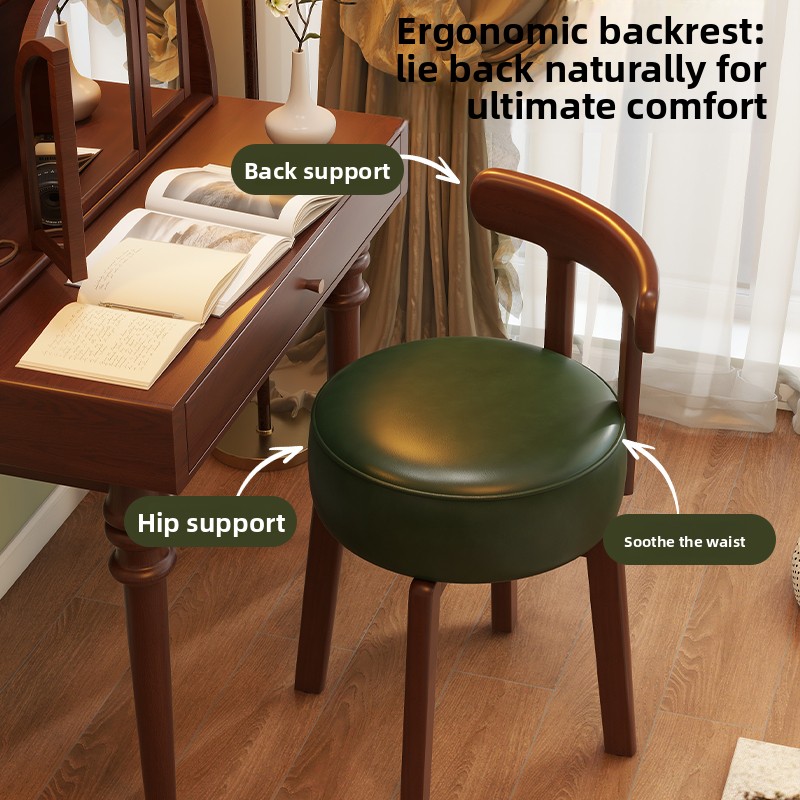 Silla giratoria de madera maci - Office Furniture Desk reseña y precio