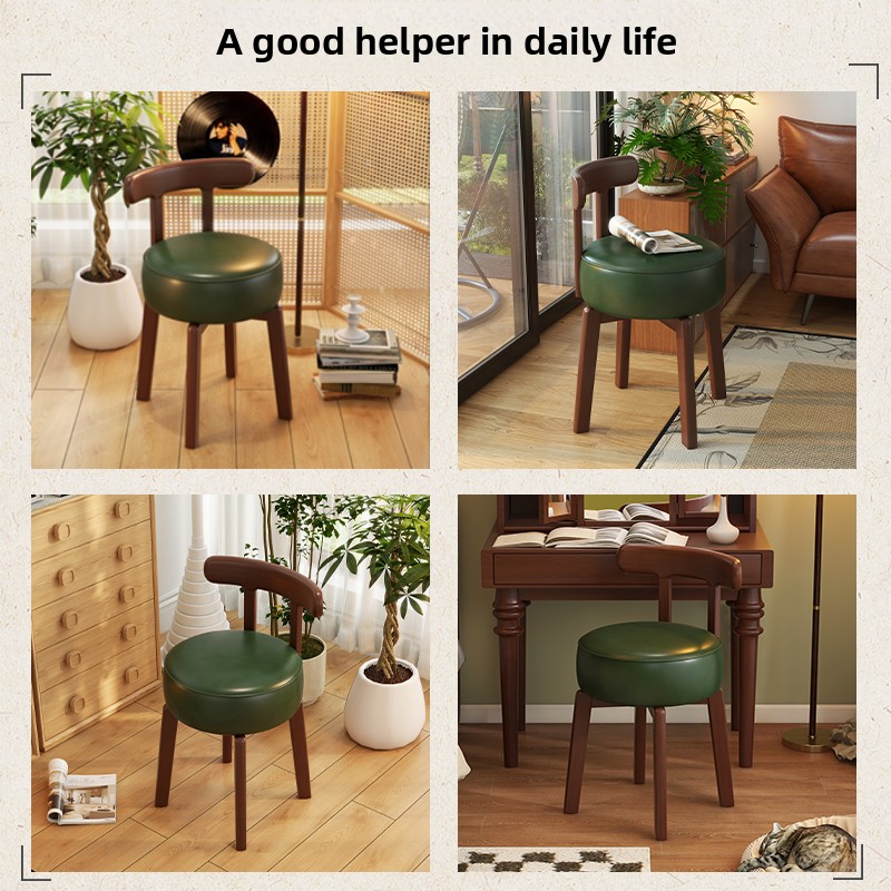 Silla giratoria de madera maci - Office Furniture Desk reseña y precio