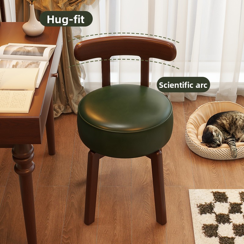 Silla giratoria de madera maci - Office Furniture Desk reseña y precio
